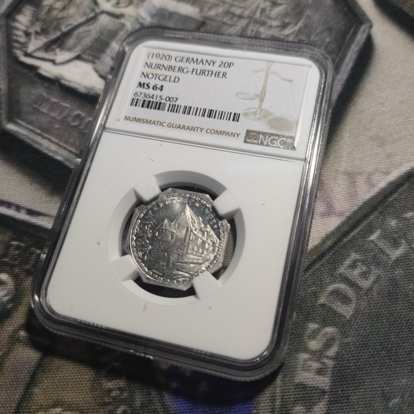 德紧纽伦堡电车代币专场，今晚九点结拍 64-07