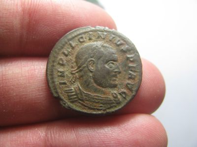 王之爱好~外国古币 - 古罗马帝国，李锡尼一世，背面太阳神，减重富利铜币