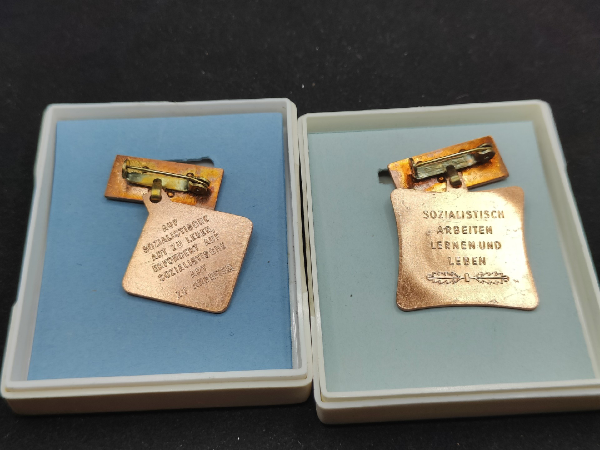 全场0元起拍 第62期 咸鱼国勋章拍卖专场 6月7日（周三）下午6：00开始 东德劳动奖章两个带盒