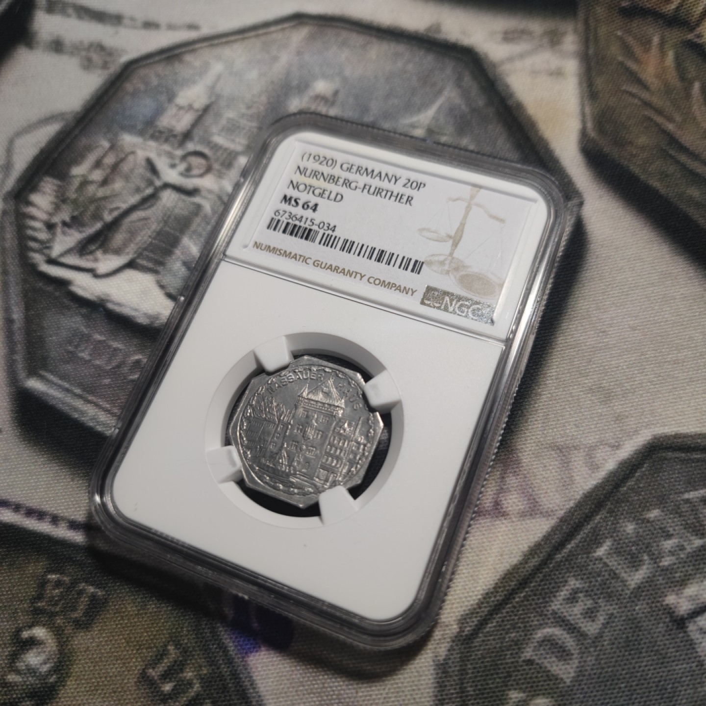 德紧纽伦堡电车代币专场，今晚九点结拍 64-34