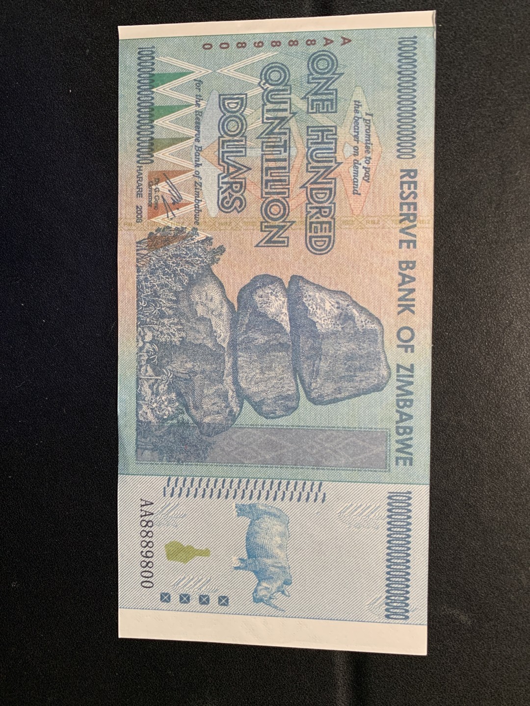 北极狼藏苑社一一（放漏福利专场） 98007-ASEAN.津巴布韦测试钞.荧光纪念钞