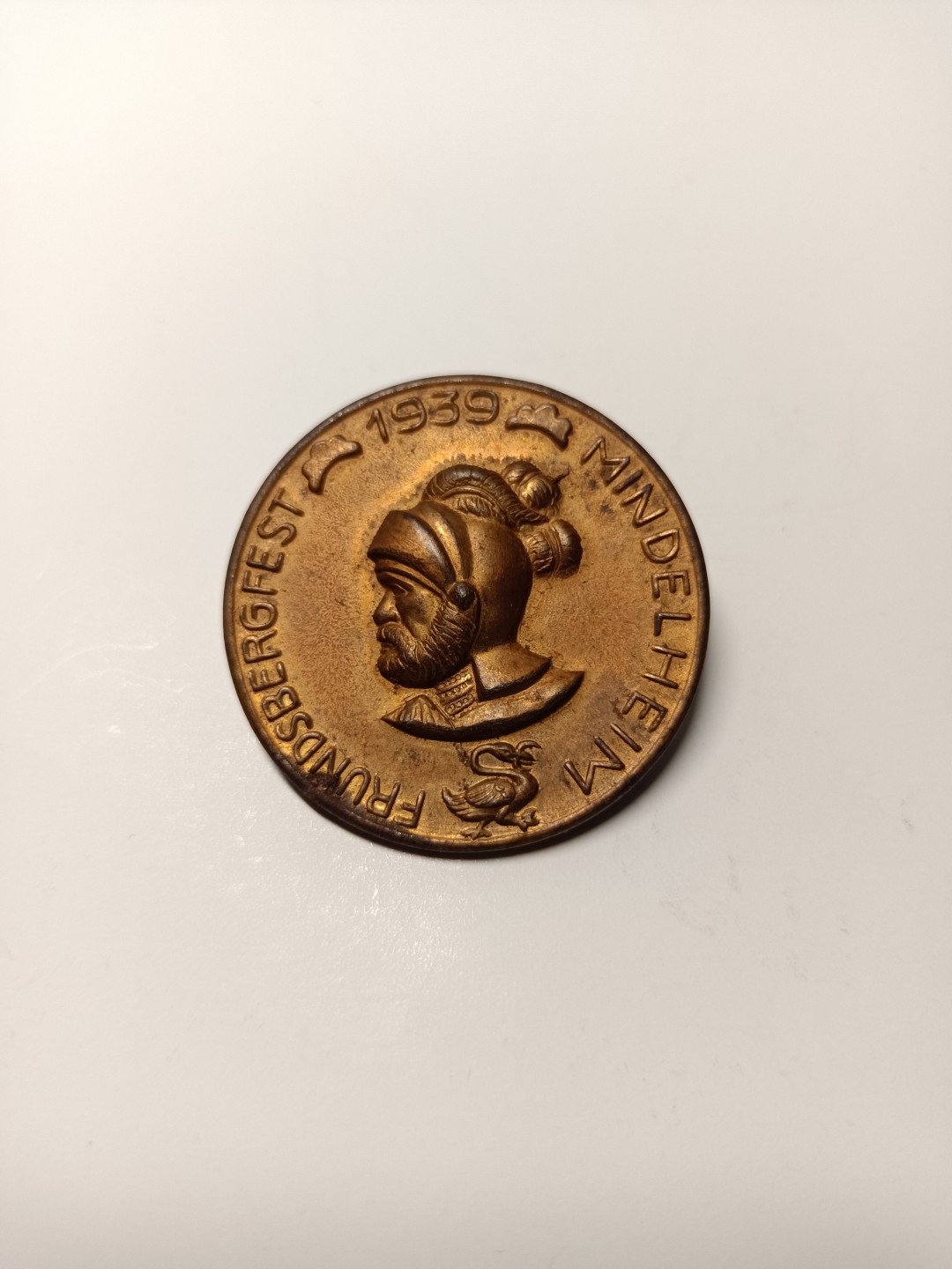 阿娜斯塔西娅军事题材拍卖 德意志帝国-弗伦兹贝格镀铜徽章好品这枚1939年铜章就是当时官方纪念的著名的长矛冰格奥尔格·冯·弗伦茨贝格勋章，奖章，徽章类。