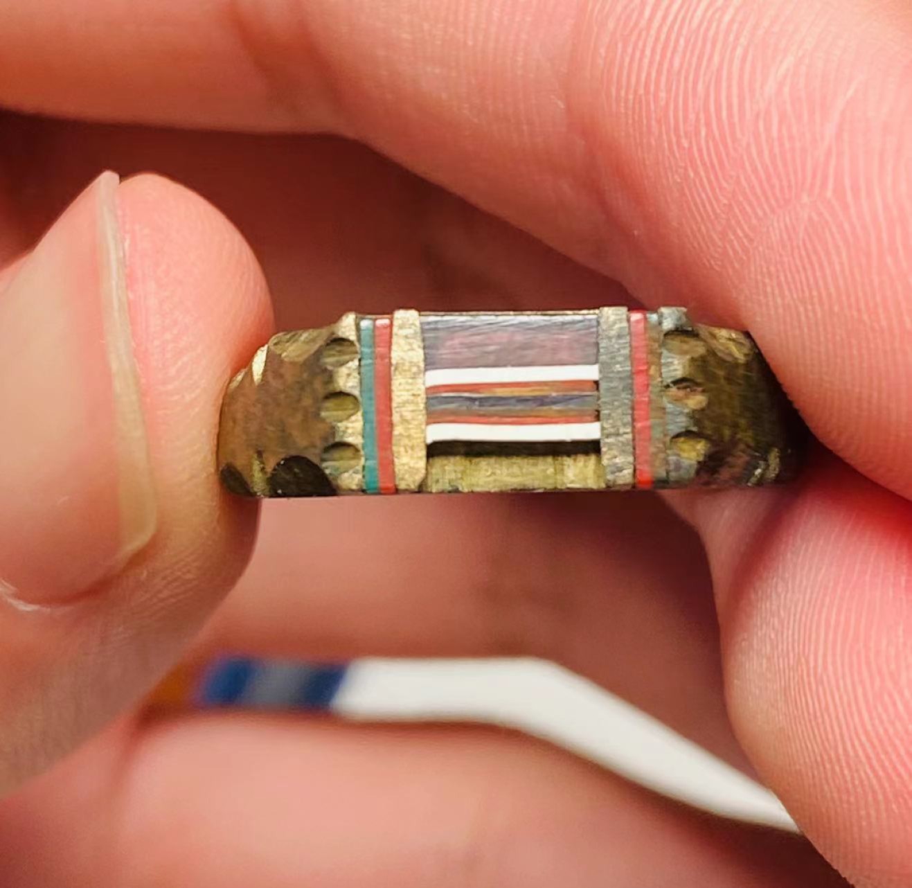 阿娜斯塔西娅军事题材拍卖 二战德国东线作战纪念戒指，俄罗斯发现，纪念东线作战的德国士兵，品相很好，稀少