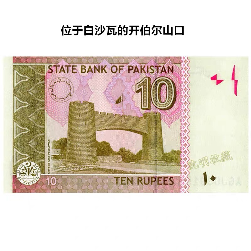 北极狼藏苑社捡漏专场. 94013-巴基斯坦10卢比2015年