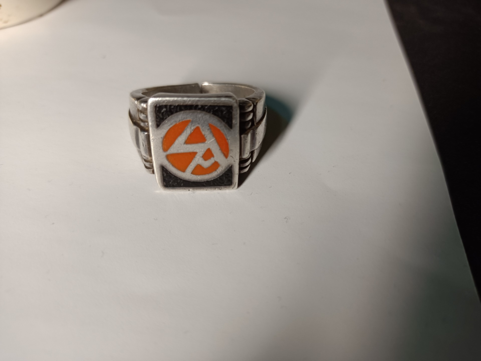 阿娜斯塔西娅军事题材拍卖 德意志第三帝国准官方戒指，sa（德三冲锋队）准官方大戒指