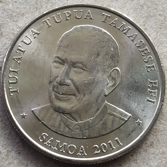 6月8号晚8点★机器委托10秒自动落锤★请提前出好价★满30快递包邮 大洋洲 萨摩亚硬币 全新