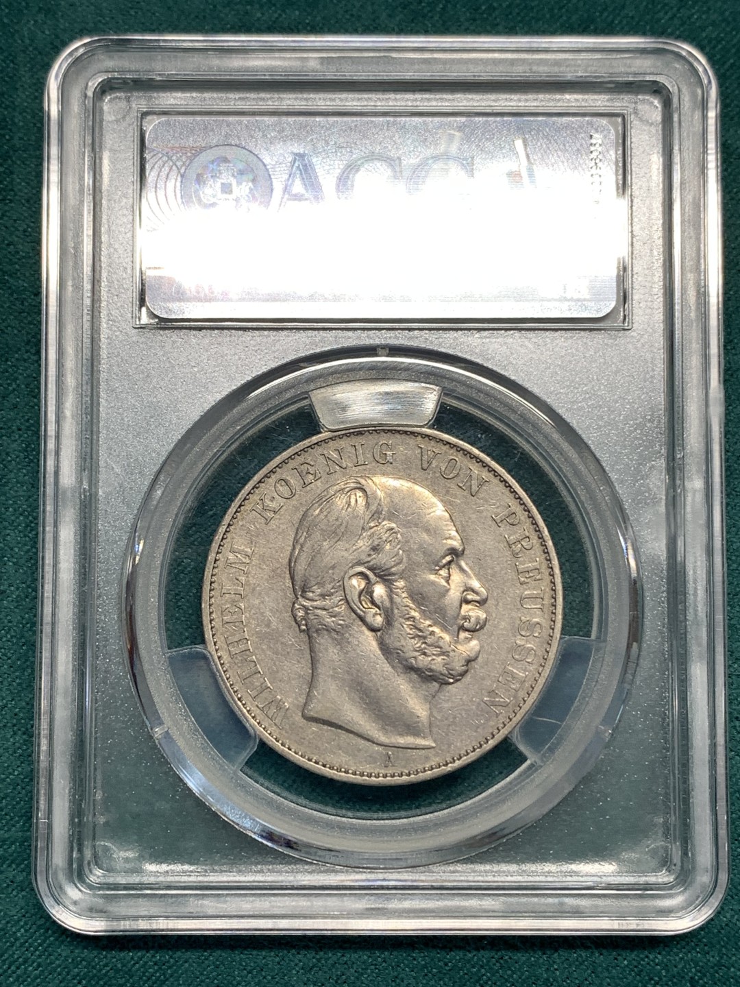 《竞宝斋》第172场-周日，周一2场 (全场包邮) 1871年德国普法战争胜利1泰勒银币，原味好品