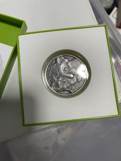 CSIS-GREAT评级精品钱币拍卖第一百九十八期 - 布隆迪🇧🇮2014豹子🐆仿古银币 带盒证