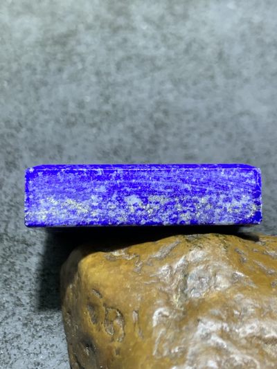 精美阿富汗老矿青金石牌子一块， 精美阿富汗老矿青金石牌子一块，