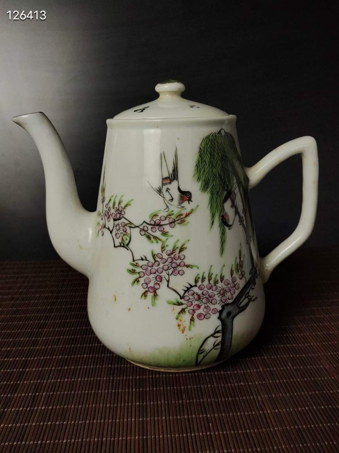 民国浅绛彩茶壶江西江盛发出品全品完好- 亚太艺术品- 亚太艺术品- 麦稀奇