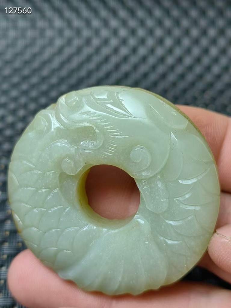 和田玉鱼化龙玉佩 和田玉鱼化龙玉佩