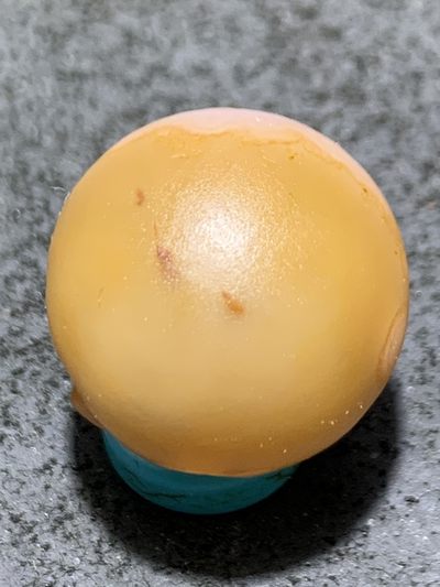 精美战国红玛瑙亚光手工雕刻道字圆珠一颗！ 精美战国红玛瑙亚光手工雕刻道字圆珠一颗！