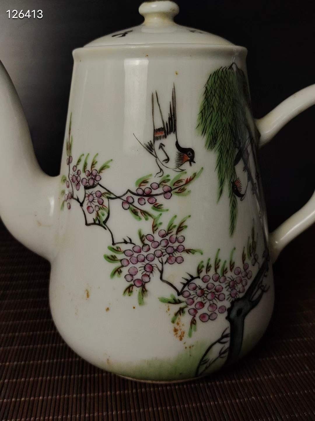 民国 浅绛彩茶壶江西江盛发出品 全品完好