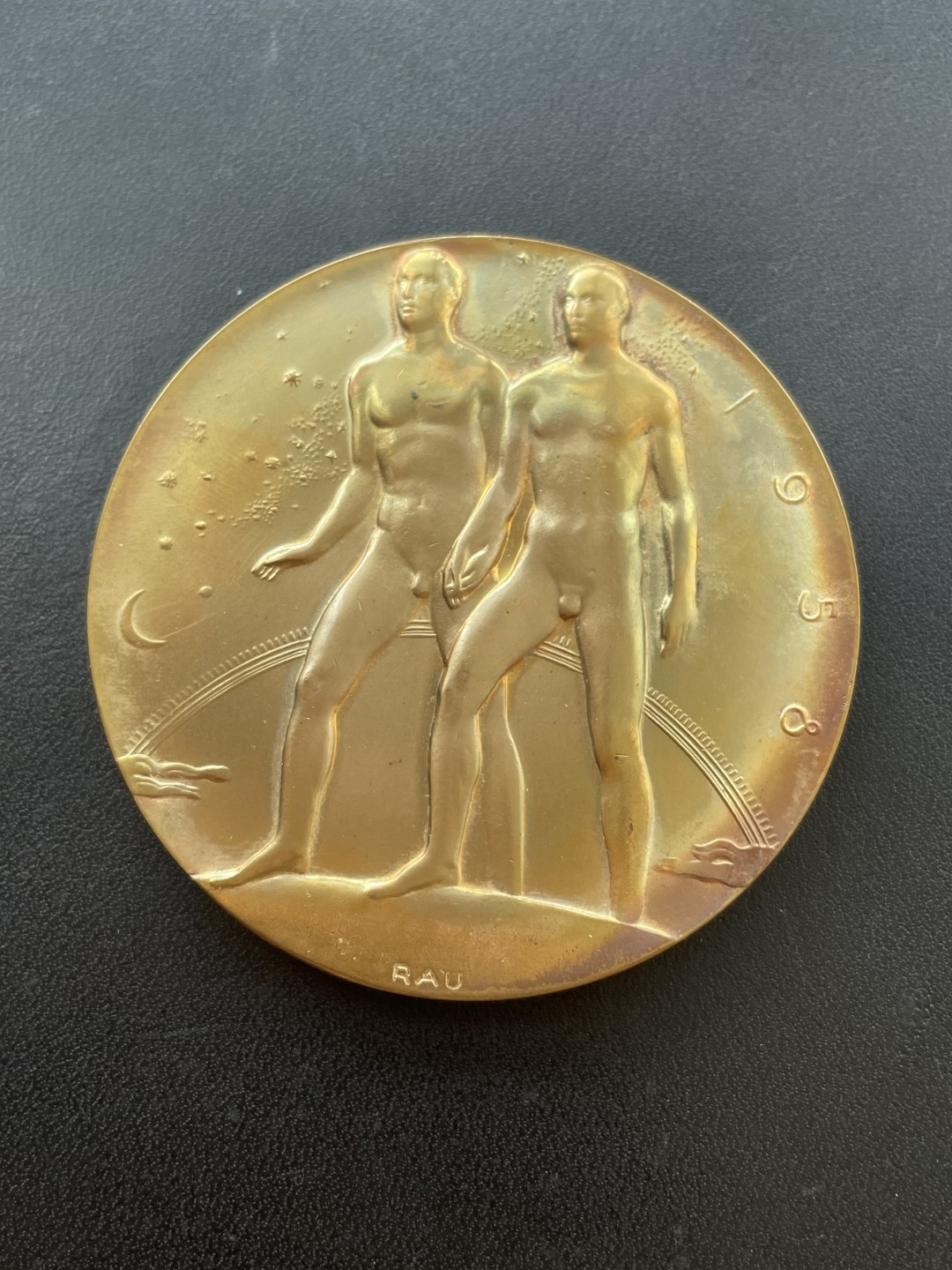 欧洲章牌-拍卖第24场 1958年布鲁塞尔世博会大铜章 直径：60 mm