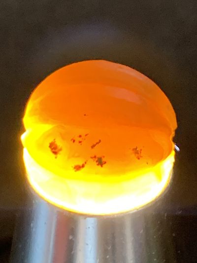 精美亚光草花纹战国红玛瑙手工雕刻瓜珠一颗！ 精美亚光草花纹战国红玛瑙手工雕刻瓜珠一颗！