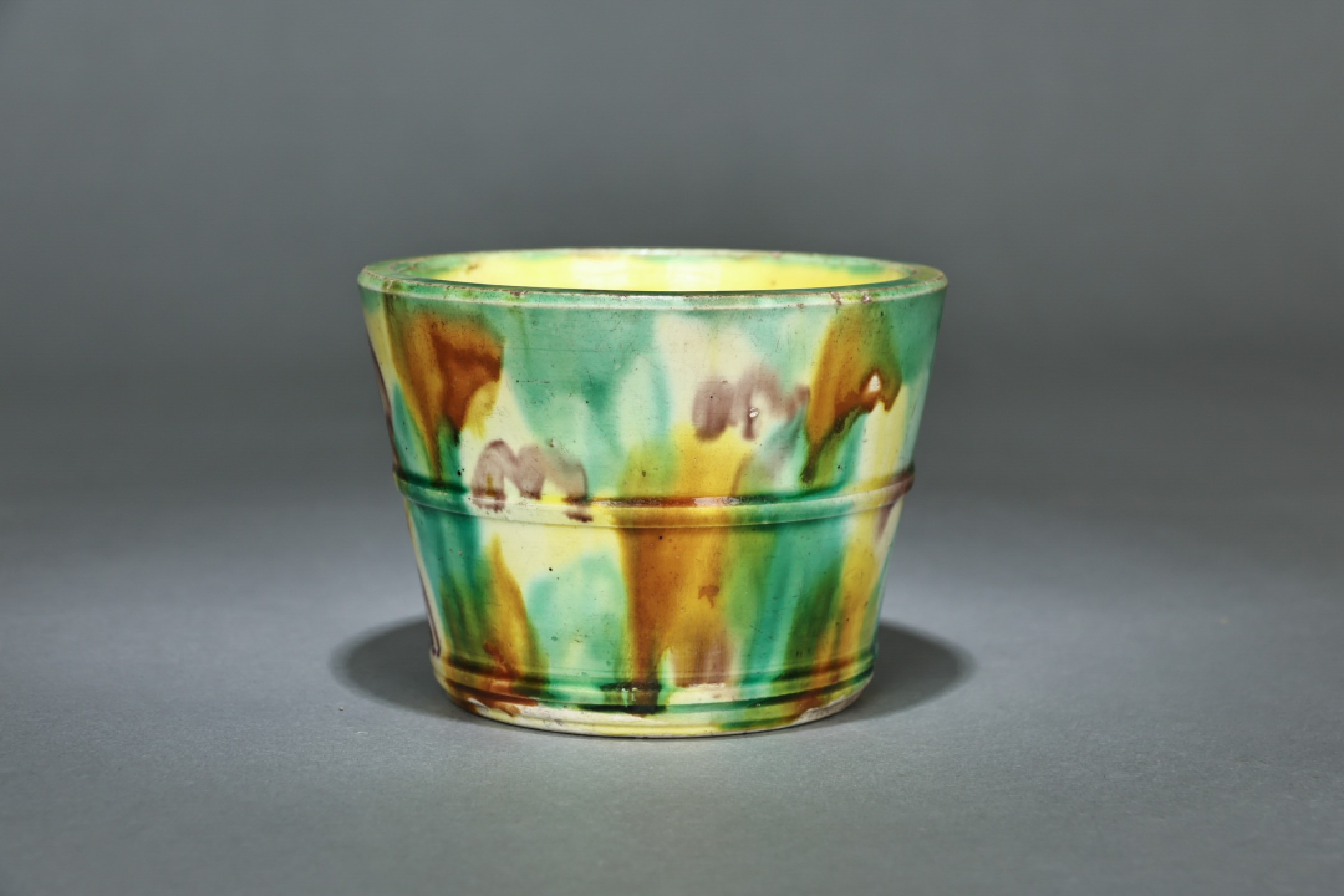 2023惠民拍卖会——国升推荐专场 虎皮釉小缸 晚清 H:9;D:12