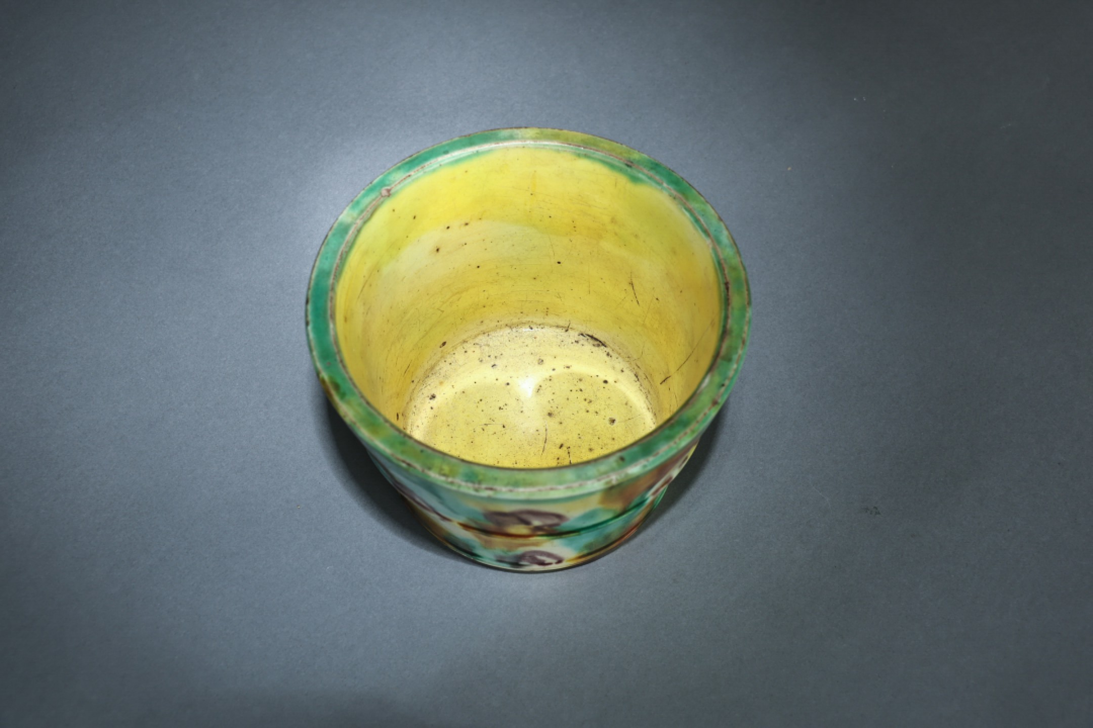 2023惠民拍卖会——国升推荐专场 虎皮釉小缸 晚清 H:9;D:12