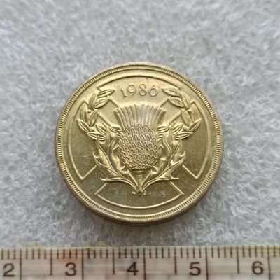 【淘币小摊】第一百二十拍  散币场 周四至周六 三连拍   满百包邮 - 英国1986年2镑纪念币