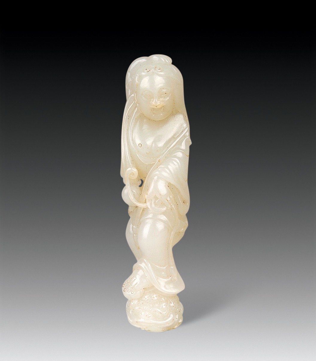 2023惠民拍卖会——国升推荐专场 刘海戏金蟾玉雕 清 2.3*9.3cm W:65g