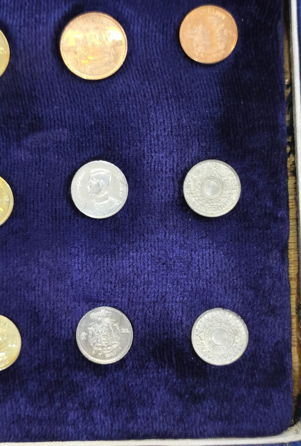 博洋堂章牌藏家系列场②暨第030期（全场包邮） 泰国早期套币30枚（含2枚银币）蓝盒带证书