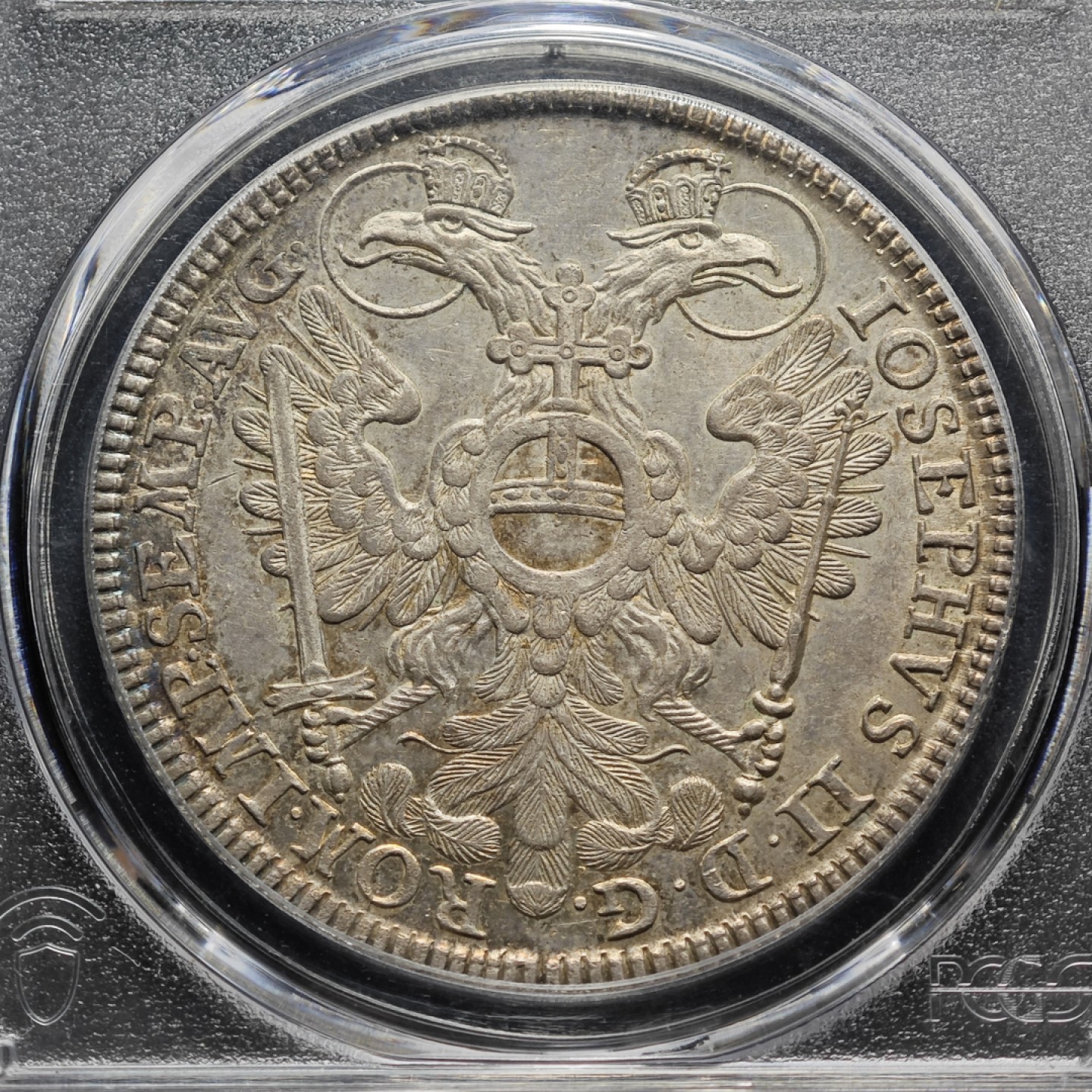 1766年德国纽伦堡双头鹰老泰勒大银币 PCGS MS64 极品状态！