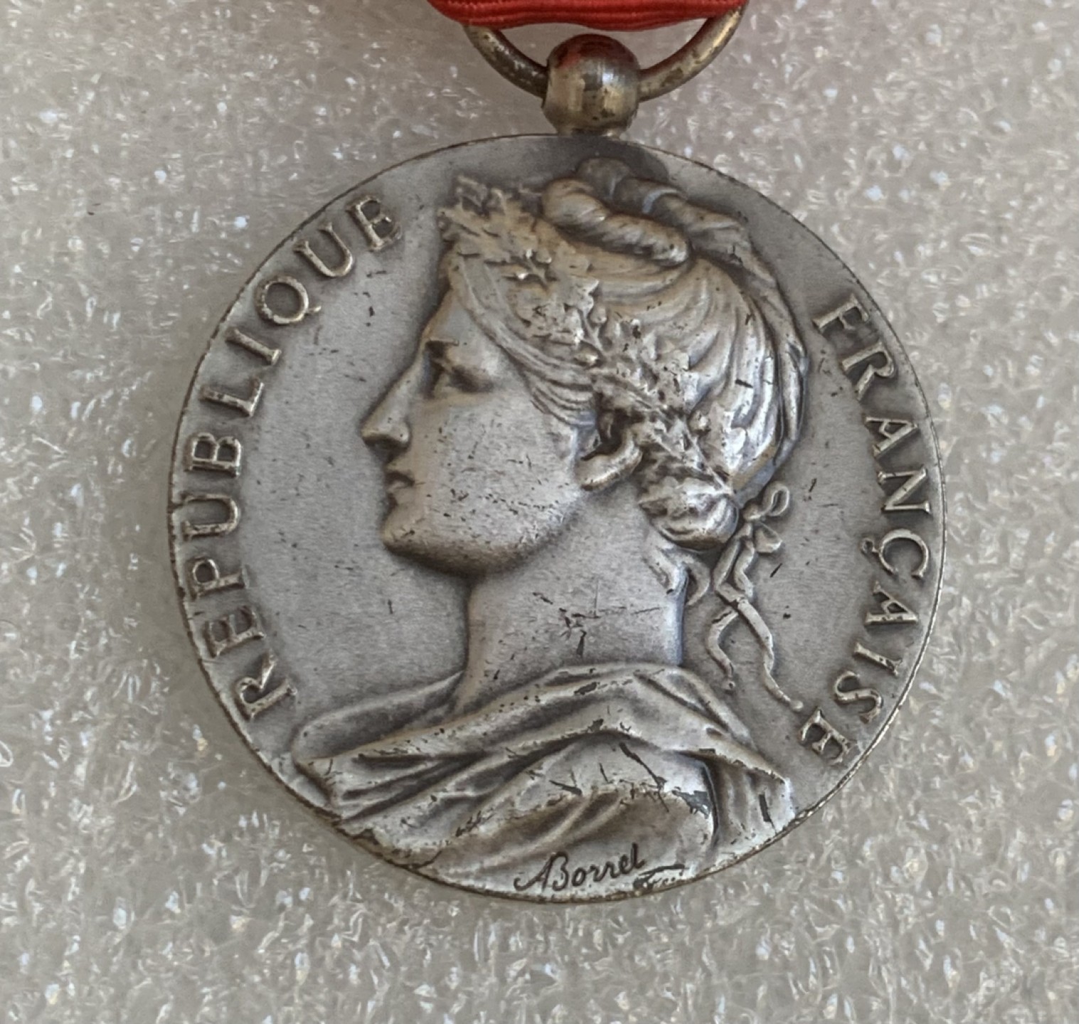 瓶子🏺第95期拍卖会  法国劳动银奖章 丰饶角银标 11.3克