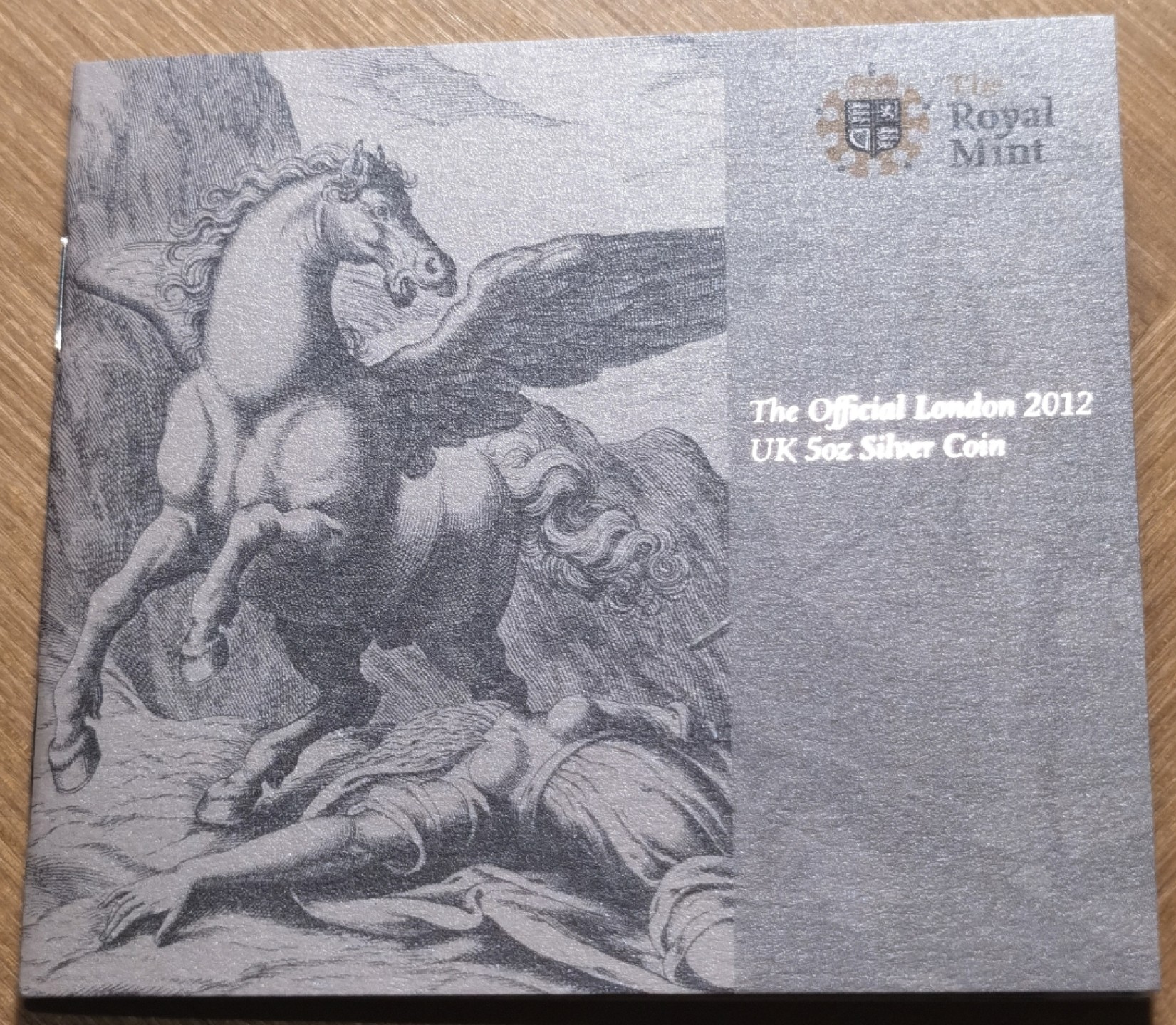 博洋堂章牌藏家系列场②暨第030期（全场包邮） NGC PF69UC 英国2012年5盎司伦敦奥运飞马银币，克劳斯获奖银币，带包装和证书