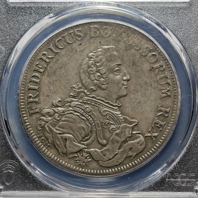 1751年德国普鲁士亚洲公司中国商人泰勒银币 PCGS AU58 罕见珍品
