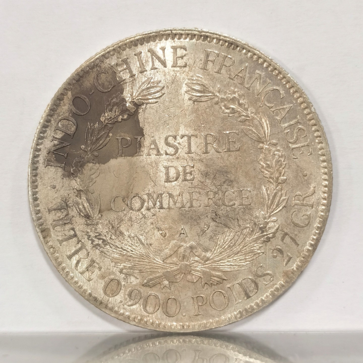 博洋堂章牌藏家系列场②暨第030期（全场包邮） 原光1909、1927年A版法属印支坐洋2枚