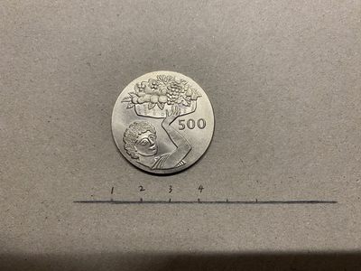 硬币专场9 - 塞浦路斯 1970年 500米尔 联合国粮农组织增产 纪念 镍币FAO