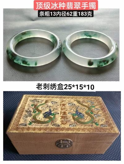 漆器盒装景泰蓝银鎏金镶宝石手镯 ，晶莹剔透，光彩夺目，硬度达九以上，精美漂亮，佩戴大气！ - 漆器盒装景泰蓝银鎏金镶宝石手镯 ，晶莹剔透，光彩夺目，硬度达九以上，精美漂亮，佩戴大气！
