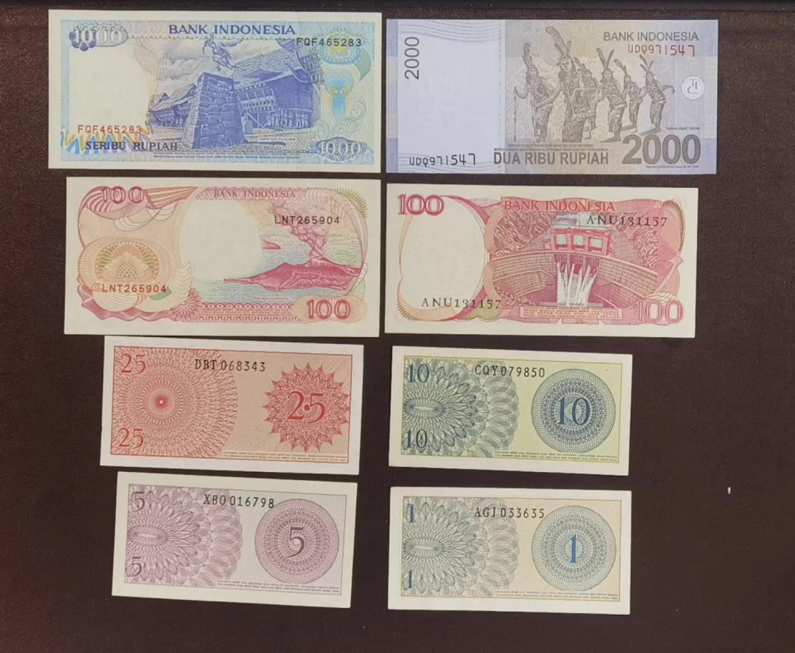 北京马甸外国币专卖微拍第九十九期，外国纸币币专场，陆续上新，欢迎关注 印尼8張
