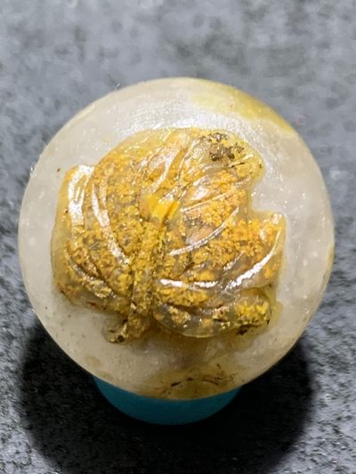 精美冰飘亚光原皮草花纹战国红玛瑙手工俏色巧雕落叶珠一个 - 精美冰飘亚光原皮草花纹战国红玛瑙手工俏色巧雕落叶珠一个