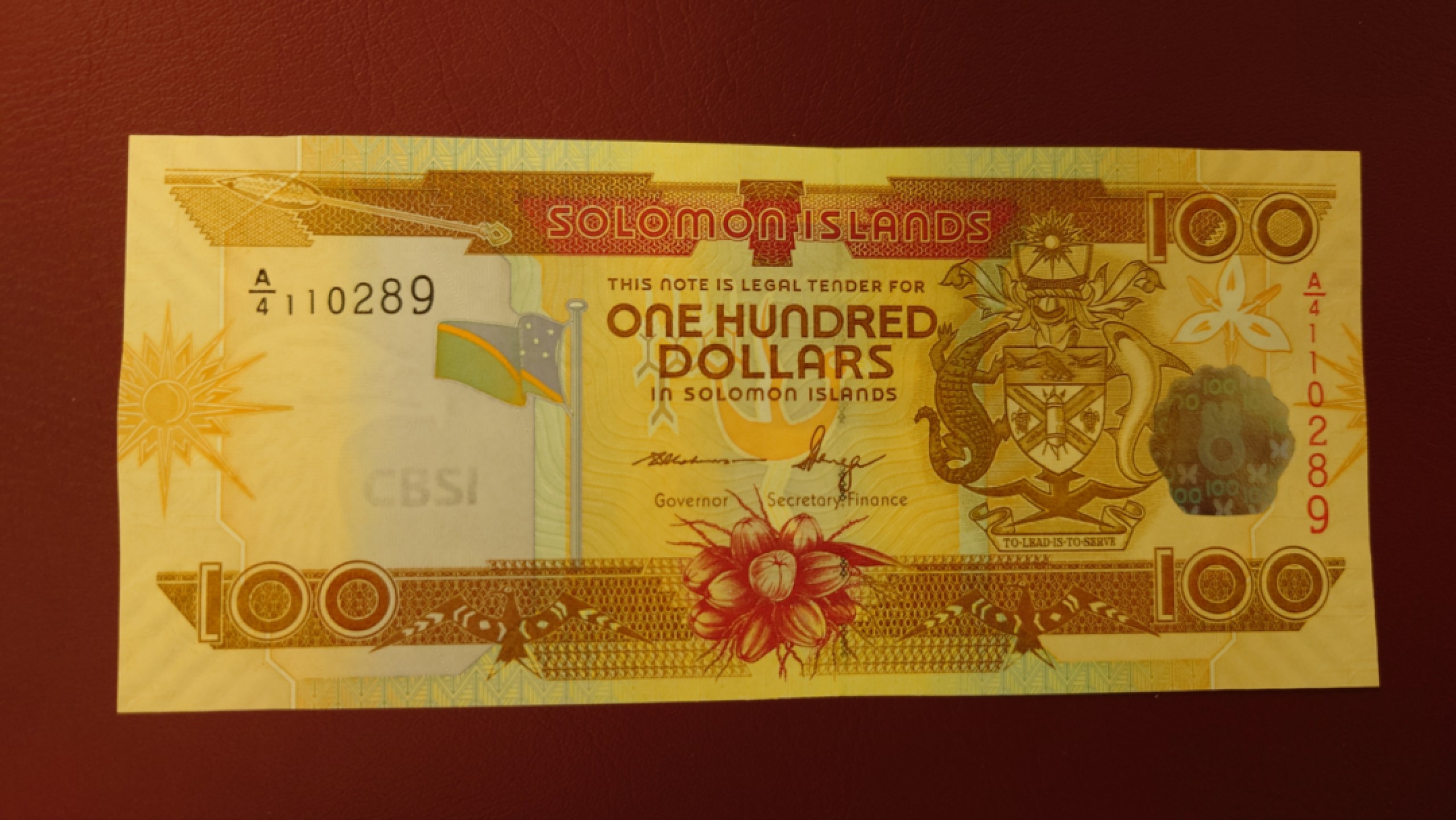 【世界钱币】精选微拍第63期暨2023年第十期 裸钞专场（有最新展会卖剩品种） 2006版所罗门群岛100元 全程无47尾号289