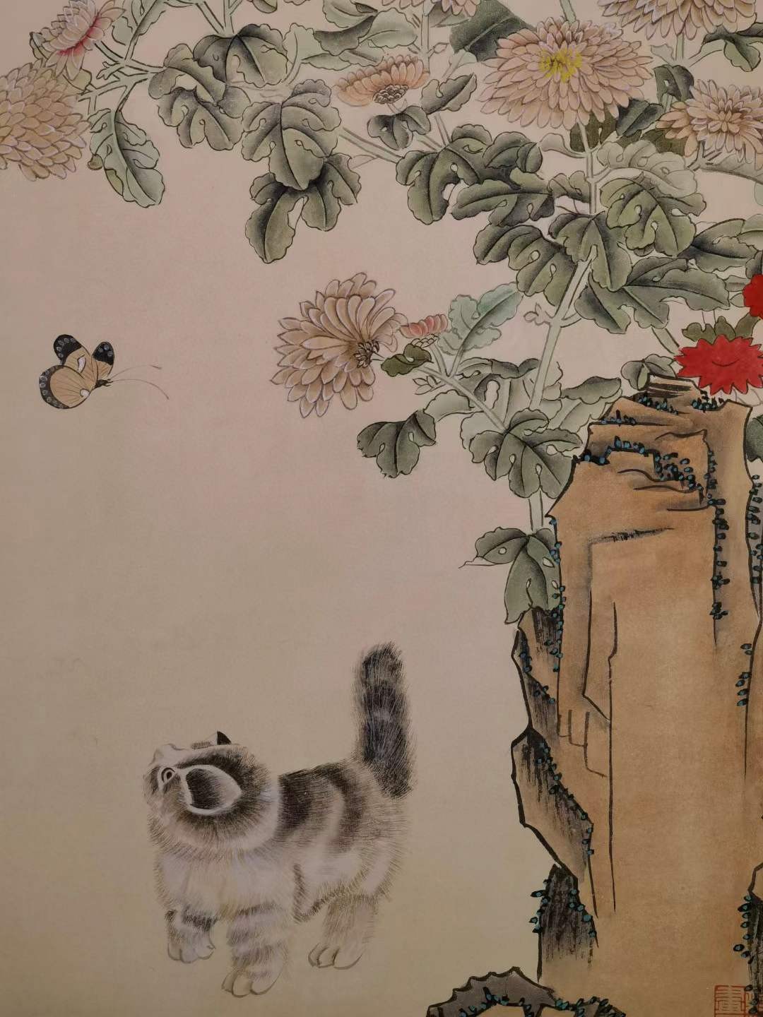 于非闇纸本立轴。于非闇（1889年-1959）年原名于魁照，后改名于照，字仰枢，别署非闇，又号闲人、闻人、老非，近现代中国画家