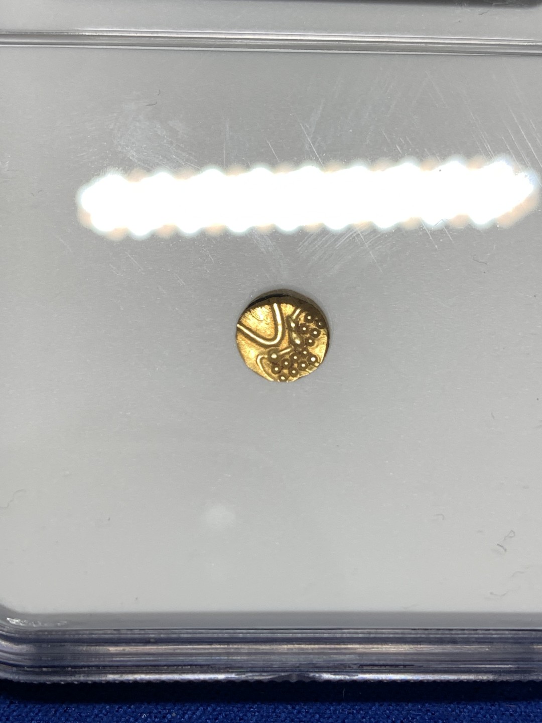 《竞宝斋》第173场-周日，周一2场 (全场包邮) NGC-MS63 印度1795年 坎钦法兰金币 稀少