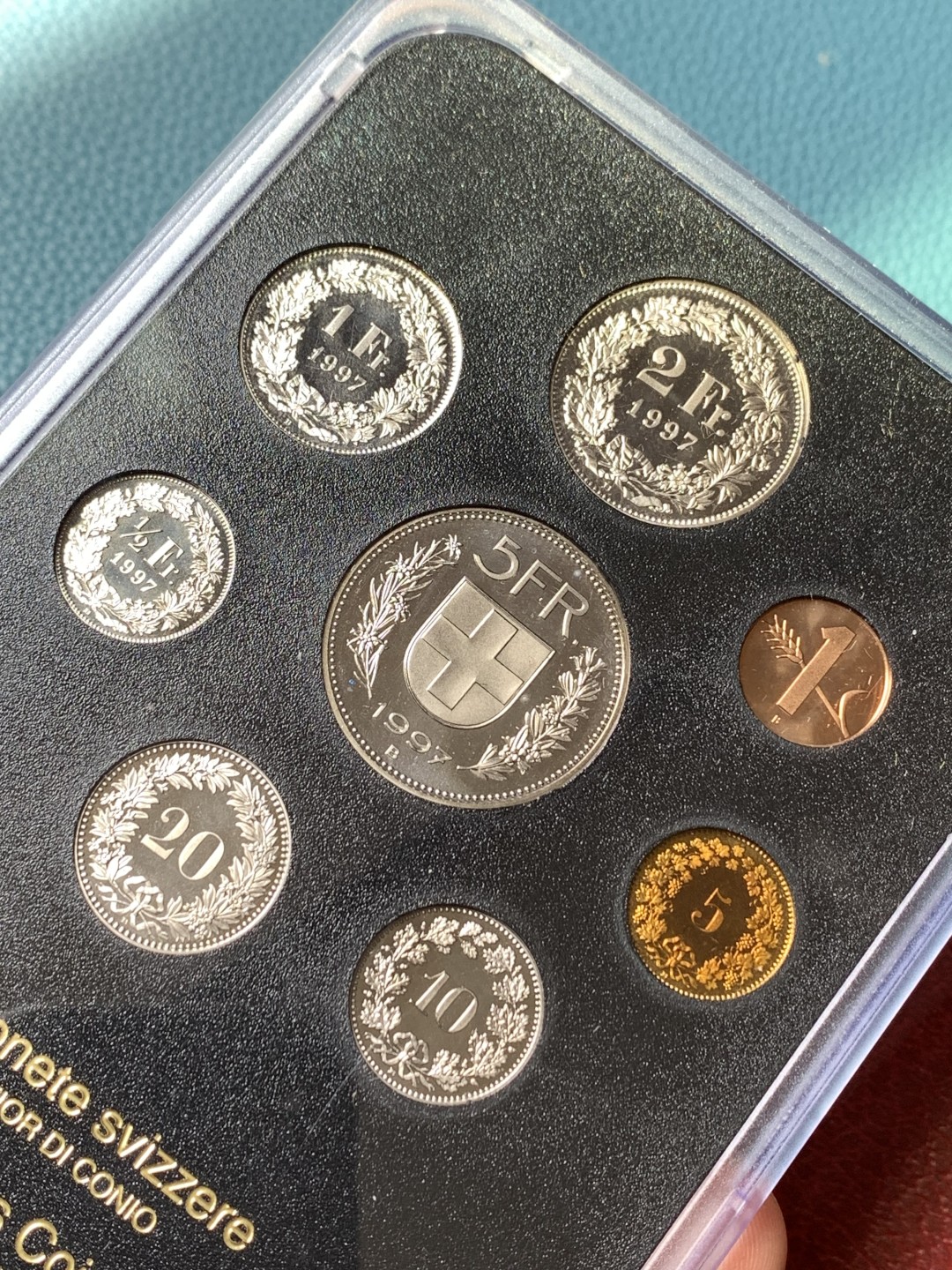 《竞宝斋》第173场-周日，周一2场 (全场包邮) 1997年 瑞士精制套币