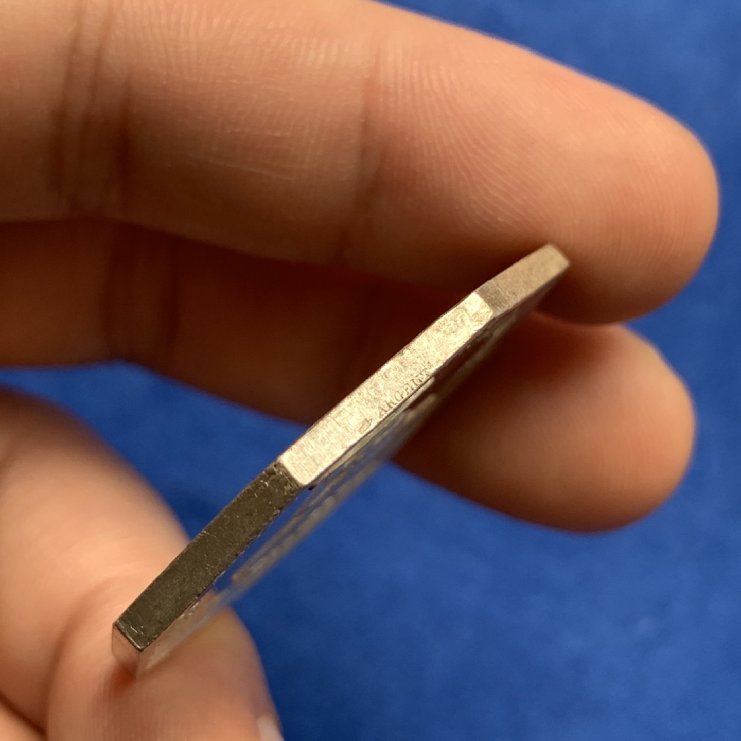 《竞宝斋》第173场-周日，周一2场 (全场包邮) 法国八角银质代币，马赛卫生管理，“偷吃香油的蛇”，19.29g，36mm，船首边铭