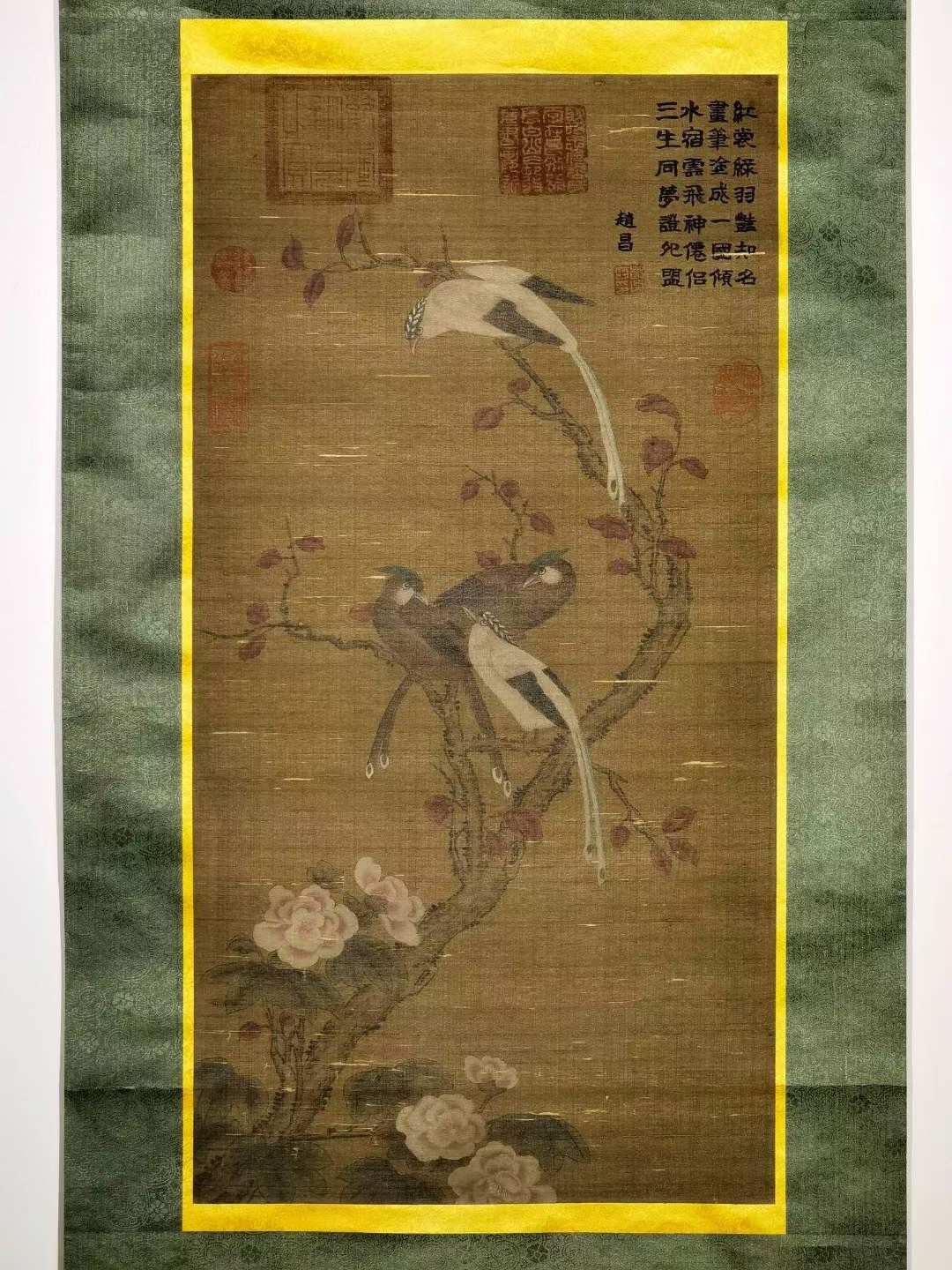 赵昌，生于970-1040年，字昌之，北宋画家，广汉剑南（今四川剑阁之南）人。在北宋时期与宋徽宗赵佶齐名，是宋代花鸟画坛的杰出画家。