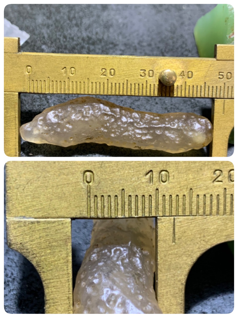 精美戈壁天然管状玛瑙原石一颗
