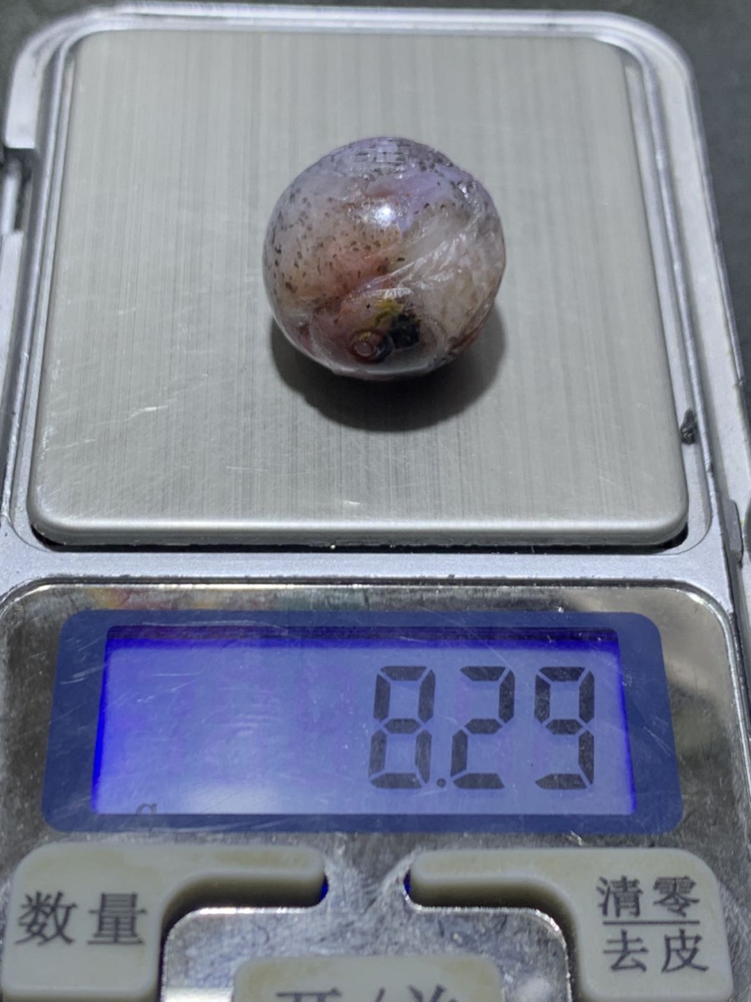 精美亚光战国红玛瑙手工雕刻鲤鱼珠一个，寓意：富贵有余