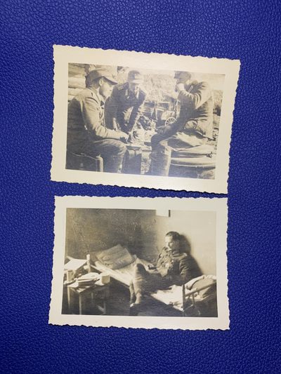 6月17晚8点德章小拍场 - Ww2 小德兵人原版照片两张，非常不错，非明信片。