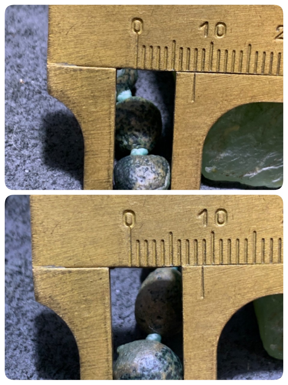 精美阿拉善绿眼石108项链一条