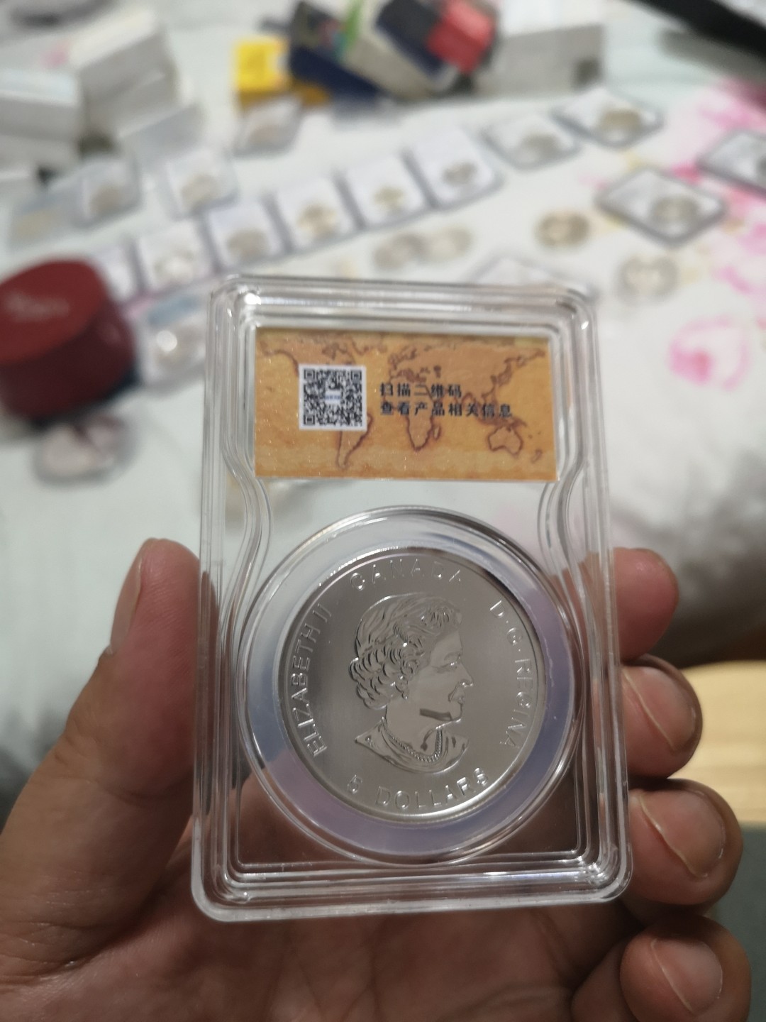 长老汇第4场现代币拍卖 加拿大2017鸡年1盎司银币，永银封装