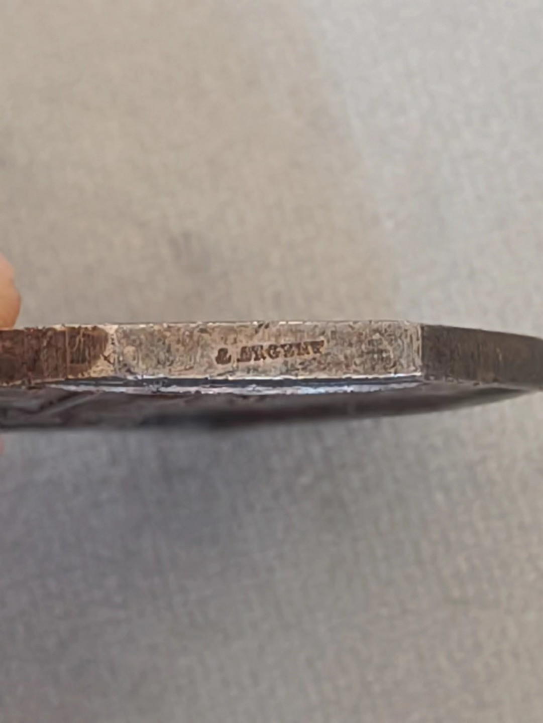 圣牌，代币，章牌专场十四期 马赛经纪人，33mm，彩浆，船首边