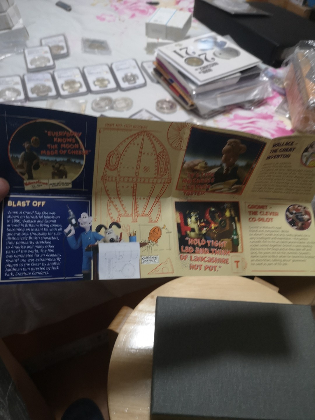 长老汇第4场现代币拍卖 英国2019超级无敌掌门狗50便士精制彩色银币，原盒证