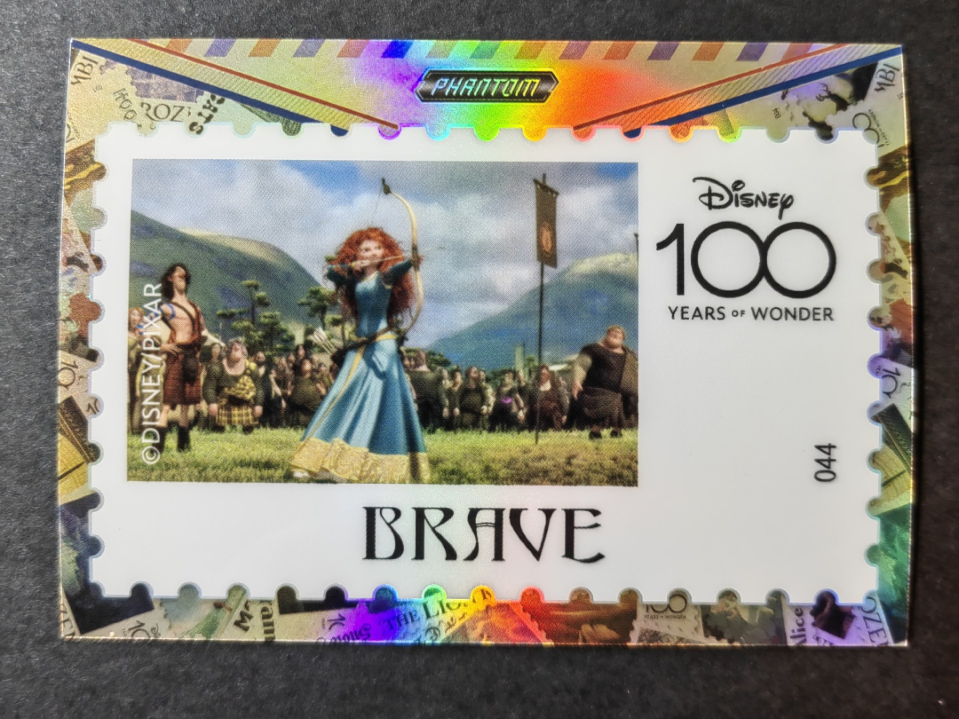 迪士尼100周年收藏卡专场 迪士尼100周年-邮票卡沉睡魔咒咒