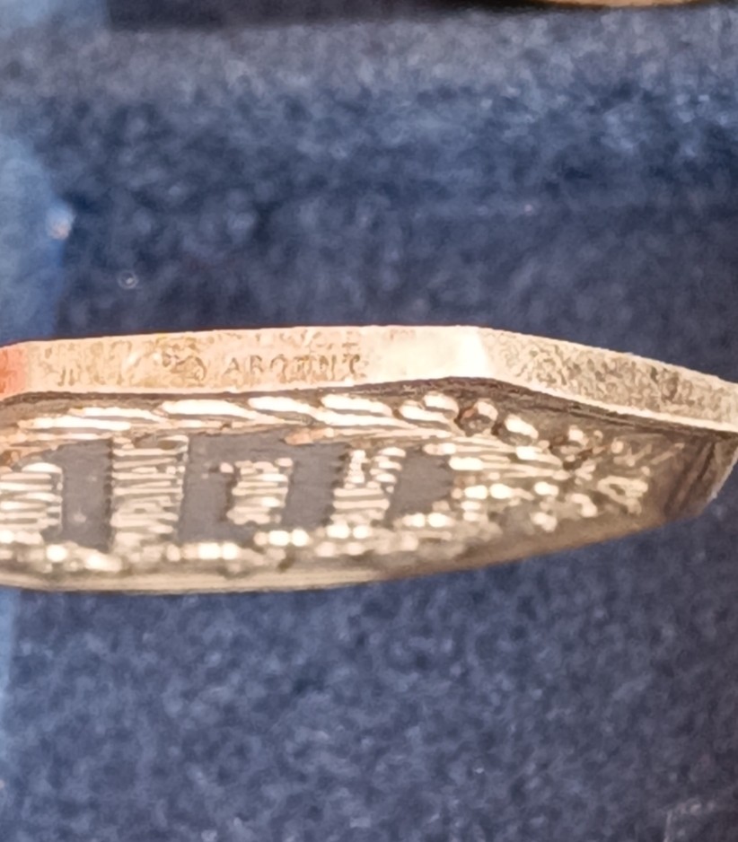 圣牌，代币，章牌专场十四期 墨丘利31mm，彩浆，丰饶角边铭