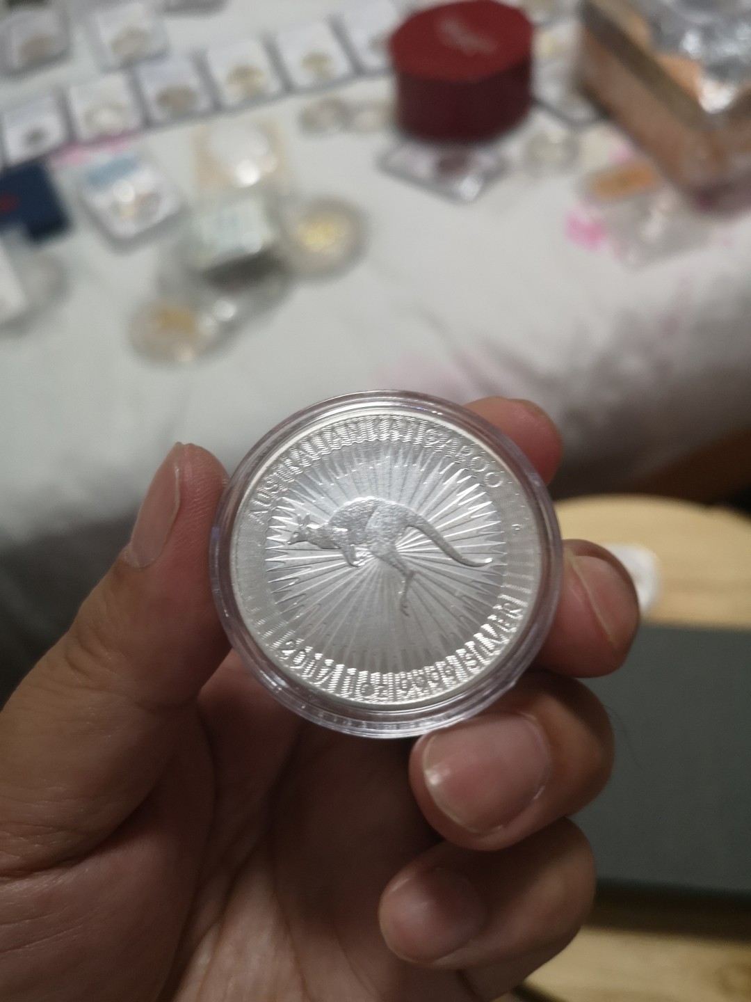 长老汇第4场现代币拍卖 澳大利亚2017袋鼠1盎司银币