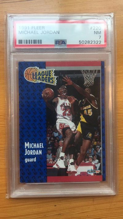 618足球篮球橄榄球明星卡特惠无佣金 - 乔丹91年上篮卡1991MICHAEL JORDAN